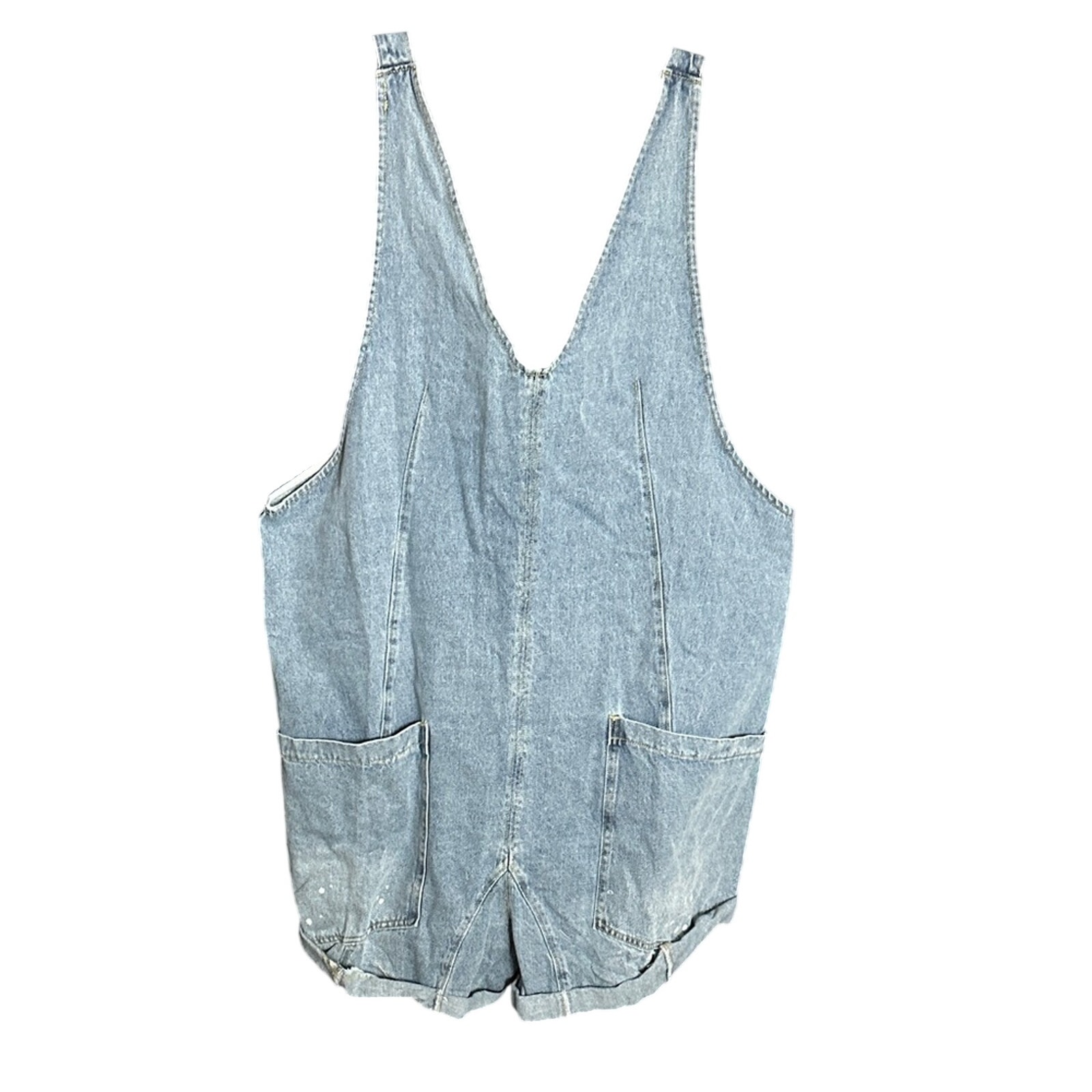 Bibi Light Blue Denim Jumpsuit Xl
